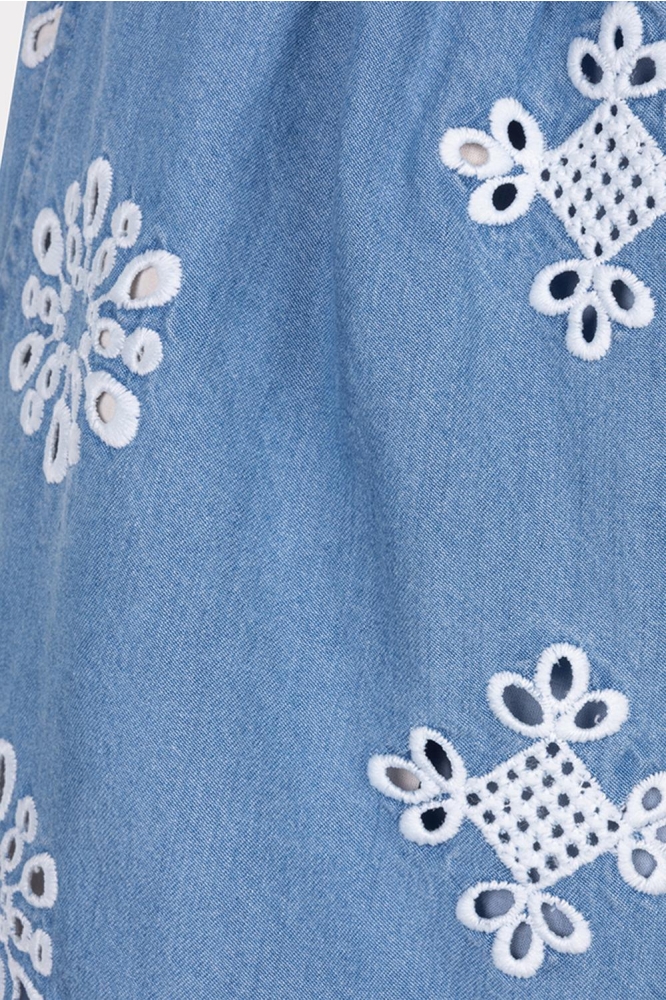 SHORTS CHAMBRAY HS25 28210 600 blue